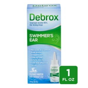 Debrox Swimmer's Ear Drying Drops with 95% Isopropyl Alcohol, 1 Fl Oz