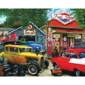 Springbok 1000 Piece Hot Rod Café Jigsaw Puzzle for Adults