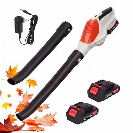 Torio Leaf Blower,21V 2 x 4000 mAh Battery Cordless Leaf Blower 5 Speed Mode 660CFM Electric Leaf Blowing for Lawn,Yard,Garden,House,Depot,Car
