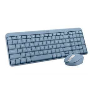 Logitech Compact Bluetooth Keyboard & Mouse Combo, Fast & Easy Connectivity, Blue/Gray, Walmart Exclusive