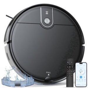 ROBOEVO Robot Vacuum Cleaner, 3500Pa Powerful Suction Robot Vacuum and Mop Combo, WiFi/App Control with Alexa, Pet Hair Vacuum for Hard Floors & Carpets