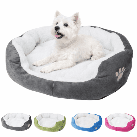 Christmas Clearance! Feledorashia Dog Bed Pet Dog Puppy Fleece Warm Bed House Plush Cozy Mat Pad