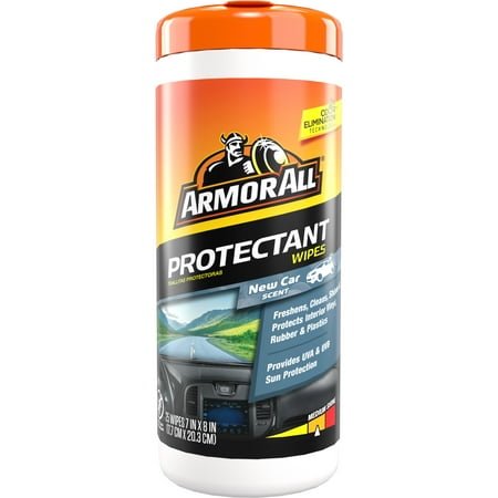 Armor All Car Interior Protectant Wipes in New Car Scent, 25 Count
