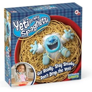 Yeti in My Spaghetti Board Game – Kids Games, Family Game, Multi-Player, Board Games for Family Night, Preschool Toys, Hand-Eye-Coordination Game, Don’t Drop Yeti, Ages 4+
