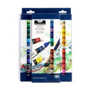 Royal & Langnickel Essentials 12ml 36 Colors Acrylic Artist Paint Set 36 Pack