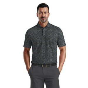 Ben Hogan Men's & Big Men's Performance Confetti Floral Polo Short Sleeve Polo Shirt, up to 5XL