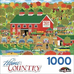 Cra-Z-Art Home Country 1000-Piece Bobbing Apple Orchard Farm Jigsaw Puzzle