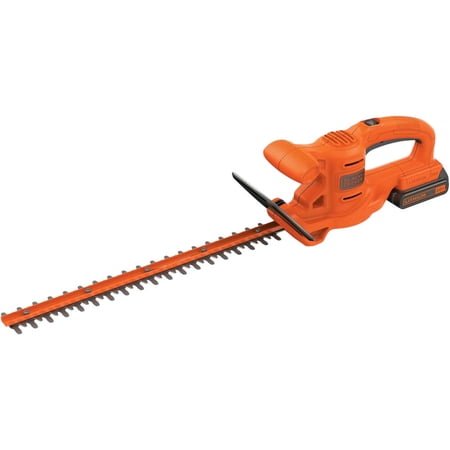 BLACK+DECKER 20V MAX* Cordless Hedge Trimmer, Battery & Charger Included, (LHT218C1)