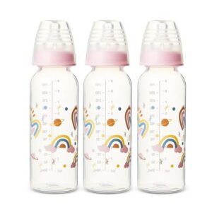 Parent's Choice Standard Neck Bottle, 9 fl oz, Newborn 0+ Months, 3 Pack