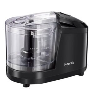 Mini Food Chopper – Small Electric Food Processor, 350ml Compact Vegetable Blender, Removable bowl, lid & blade, Simple one-button operation, 100W