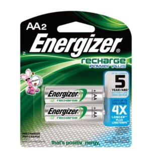 Energizer Aa Rechargeable Nimh Battery, 2 Pieces
