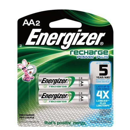Energizer Aa Rechargeable Nimh Battery, 2 Pieces