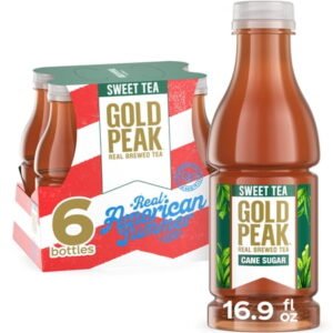 Gold Peak Black Sweet Tea Bottles, 16.9 fl oz, 6 Pack
