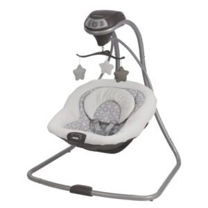Graco Simple Sway Baby Swing, 5.5 - 30 lb, Abbington