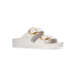 Time and Tru Women's Double Buckle EVA Slide Sandals