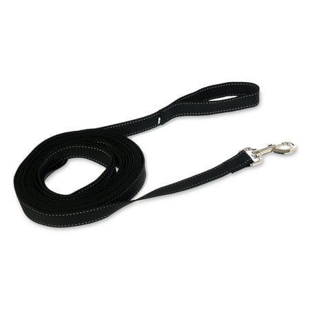Vibrant Life 20' Training Leash and Tie-Out, Black