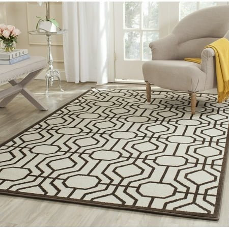 Safavieh Amherst Vivian Geometric Area Rug, Ivory/Brown, 5'3" x 8'