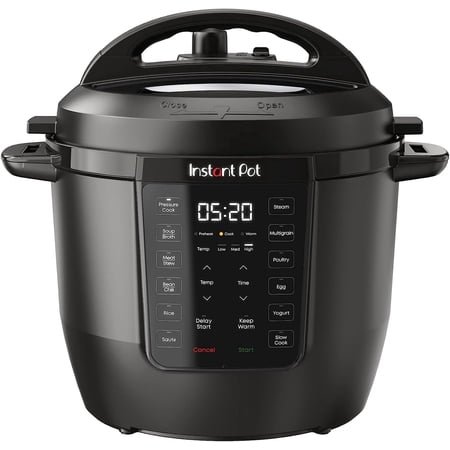 Instant Pot Duo Multi-Cooker Rio 112-0312-01 - 6 Qt, Dishwasher Safe Parts, Black