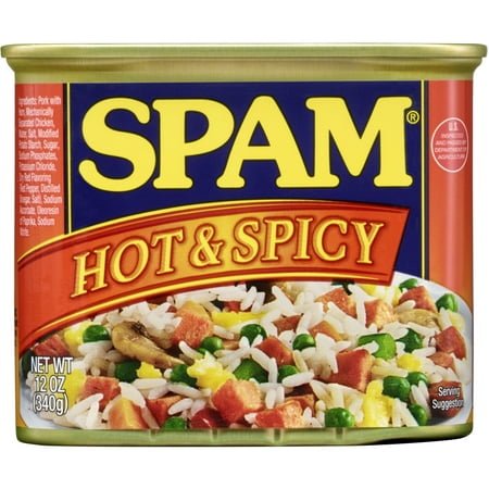 SPAM Hot and Spicy, 7 G of Protein per Serving, 12 oz Aluminum Can