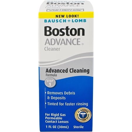 Contact Lens Solution by Boston Advance, for Gas Permeable Contact Lenses, 1 Fl Oz