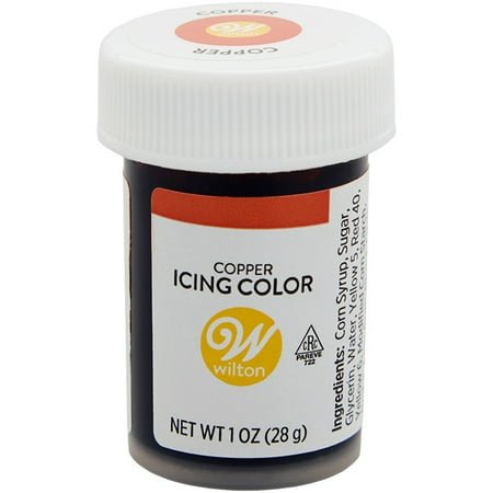 Wilton Copper Food Coloring Edible Gel for Baking & Cake Decorating No Taste 1 oz.
