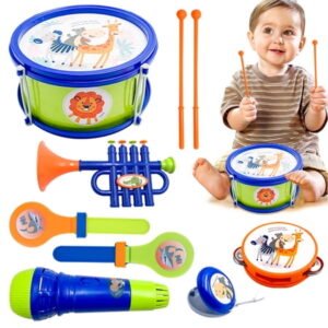 Instruments Toy for Toddlers 1-3, Musical Toys for 1 Year Old Boys, Gifts for 1 2 3 Years Old Boys