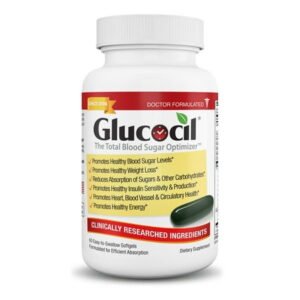Glucocil Premium Blood Sugar Support Dietary Supplement Softgels, 60 Count