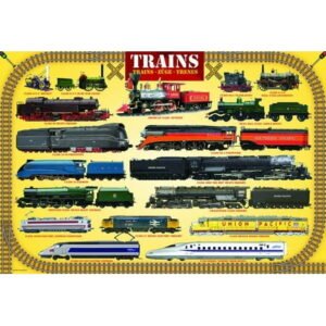 Trains 100 Piece Jigsaw Puzzle