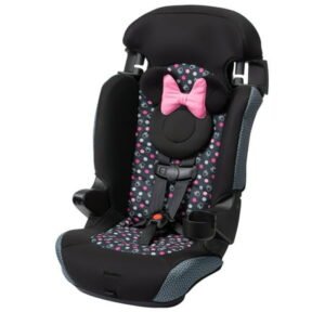 Disney Baby Finale 2-in-1 Kids Booster Car Seat, Toddler Car Seat, Modern Minnie