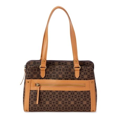 Time and Tru Women's Multi-Compartment Faith Satchel Bag