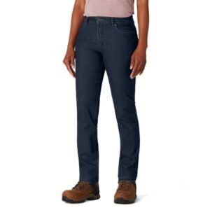 Genuine Dickies Women's Straight-Leg Mid Rise Regular Jean
