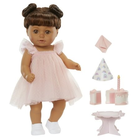 Baby Born Birthday Baby Doll Ava - Light Brown Eyes, Kids Ages 3+