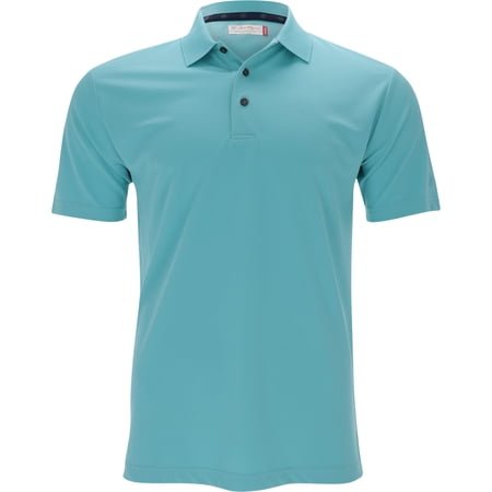 Ben Hogan Solid Ottoman Textured Blue Curacao Shirt Men L