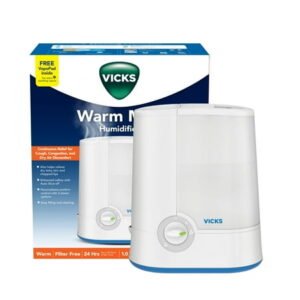 Vicks 1 gal 400 sq ft Warm Moisture Humidifier, White, V750D1V3