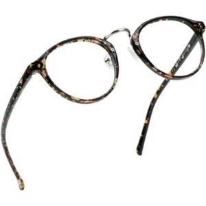 LifeArt Blue Light Blocking Glasses, Anti Eyestrain, Computer Reading Glasses, Gaming Glasses, TV Glasses for Women Men, Anti Glare (Floral, +3.75 Magnification)
