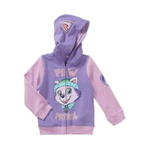 Paw Patrol Toddler Girls Costume Zip Hoodie, 2T-5T