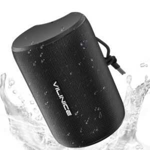 VILINICE Portable Bluetooth Speaker, IPX7 Waterproof Wireless Speaker, Bluetooth 5.0, TWS Mini Speaker for Home/Party/Outdoor/Travel/Gifts, Black