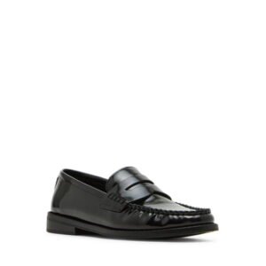 Madden Girl Women's Prep Slide On Loafer with Pleated Toe