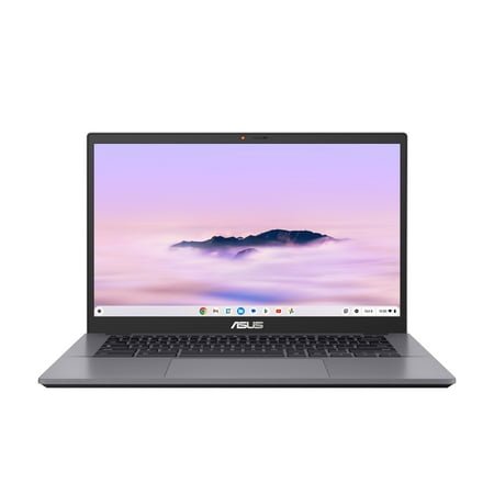 ASUS Chromebook Plus CX34 14 inch Touch Laptop with Google AI Intel Core i3-1315U 8GB RAM 128GB UFS Gray