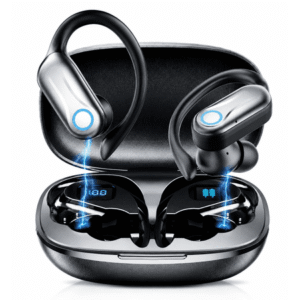 ETEPEHI Wireless Earbuds - 68Hrs Bluetooth 5.4 Headphone Sport, Bluetooth Earbuds Stereo Deep Bass Over Ear Bud with Earhooks, Wireless Headphones for Workout/Running