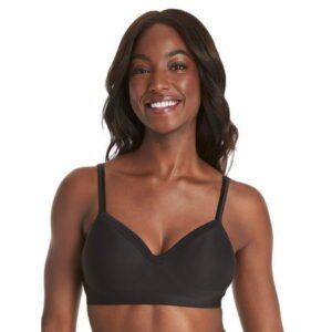 Hanes Womens Wireless Bra, Smooth Comfort Full Coverage Bra, Foam Cups, Convertible Bra Straps, Sizes S-L+