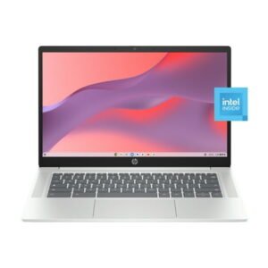 HP 14 inch HD Chromebook Laptop Intel Processor N200 4GB RAM 128GB UFS Glacier Silver
