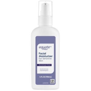 Equate Facial Moisturizer for Sensitive Skin, 4 fl oz, Dermatologist-Tested