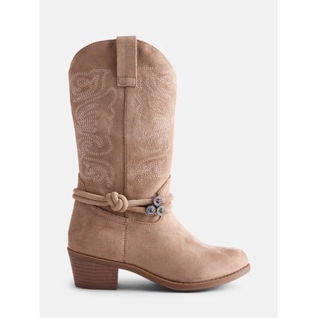 Madden NYC Girl’s Embroidered Charm Embellished Western Cowgirl Boots