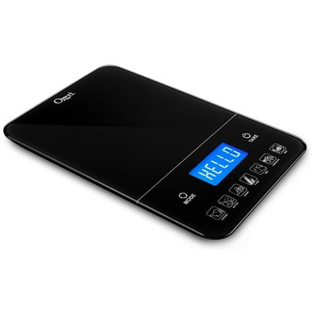 Ozeri Touch III 22 lbs (10 kg) Digital Kitchen Scale with Calorie Counter, in Tempered Glass