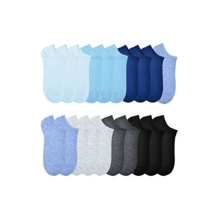 No Boundaries Low Cut Socks, 20-Pack, Women's