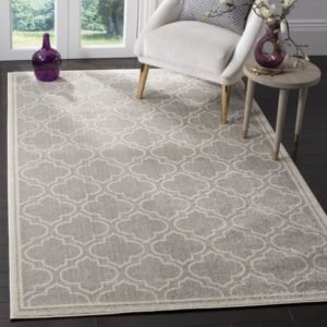 Safavieh Amherst Mason Geometric Area Rug, Light Gray/Ivory, 5' x 8'