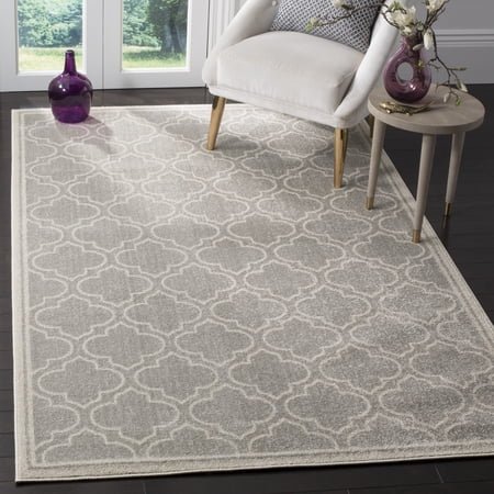 Safavieh Amherst Mason Geometric Area Rug, Light Gray/Ivory, 5' x 8'