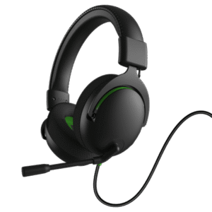 onn Wired Gaming Headset Compatible with Xbox Series X/S and Xbox One X/S, Black and Green