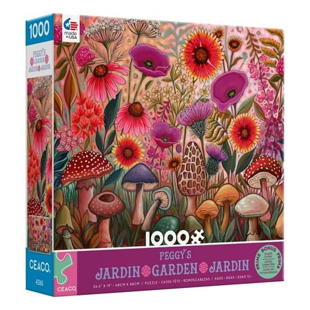 Ceaco - Peggy's Garden - Morel of the Story - 1000 Piece Interlocking Jigsaw Puzzle